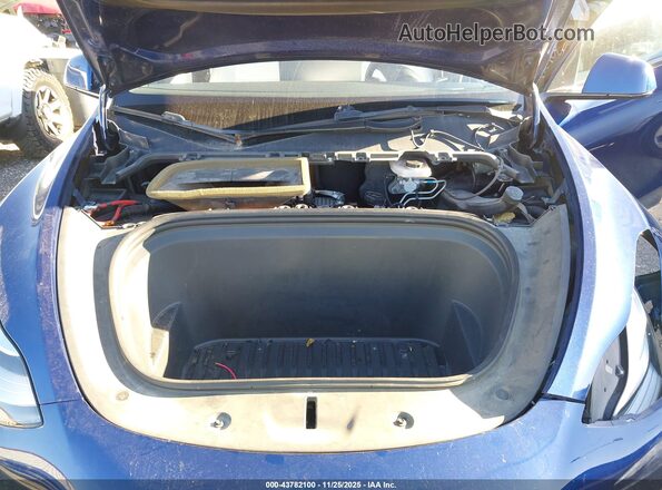 5YJYGDEE9MF089827 2021 TESLA MODEL Y Blue უკანა ხედი