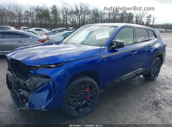 5YM23CS07S9X67221 2025 BMW XM Blue Передня ліва чверть