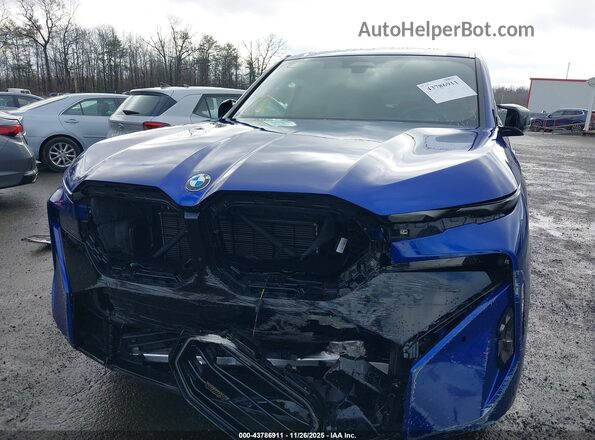 5YM23CS07S9X67221 2025 BMW XM Blue Вид спереду