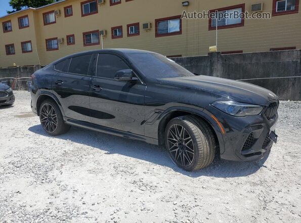 5YMCY0C09P9P32741 2023 BMW X6 Черный Передняя правая четверть