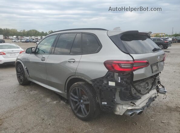 5YMJU0C01P9R07308 2023 BMW X5 Gray Հետևի ձախ