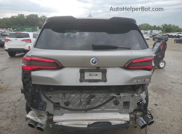 5YMJU0C01P9R07308 2023 BMW X5 Gray Հետևի տեսք