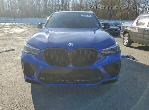 5YMJU0C0XP9P82776 2023 BMW X5 Blue Widok z przodu