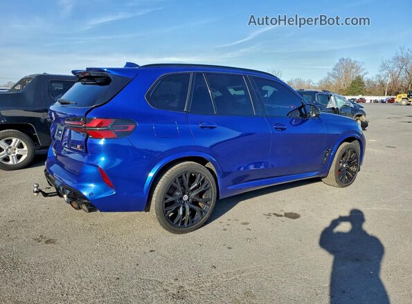 5YMJU0C0XP9P82776 2023 BMW X5 Blue Tył prawy