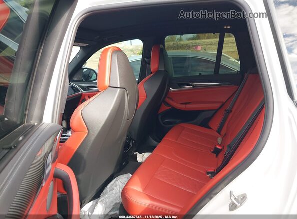 5YMTS0C03M9E99584 2021 BMW X3 White Вид наклейки з VIN-кодом
