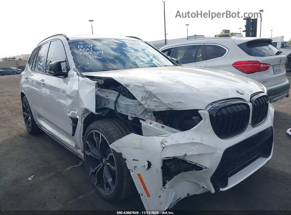 5YMTS0C03M9E99584 2021 BMW X3 White Вид спереду