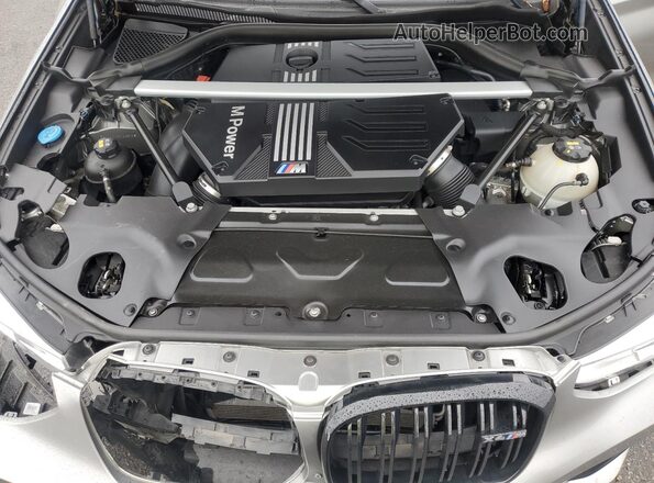 5YMUJ0C08LLA99626 2020 BMW X4 Silver Vista del compartimento del motor