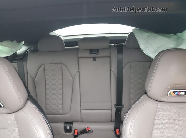 5YMUJ0C08LLA99626 2020 BMW X4 Silver Vista de los asientos traseros