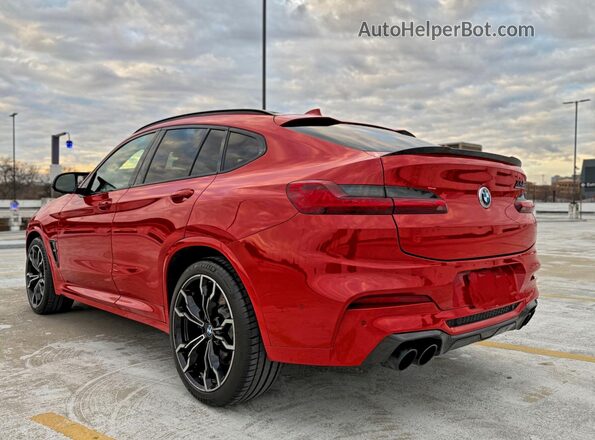 5YMUJ0C08LLU67316 2020 BMW X4 Red Задня права чверть