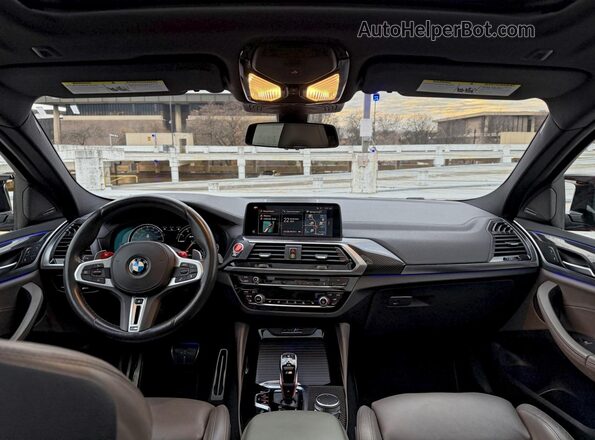 5YMUJ0C08LLU67316 2020 BMW X4 Red Вид щитка приладів