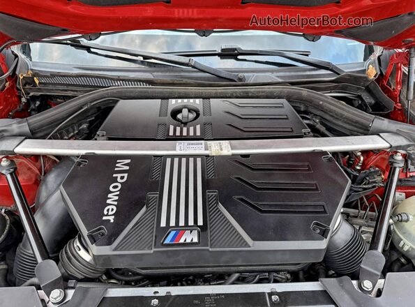 5YMUJ0C08LLU67316 2020 BMW X4 Red Вид салону спереду