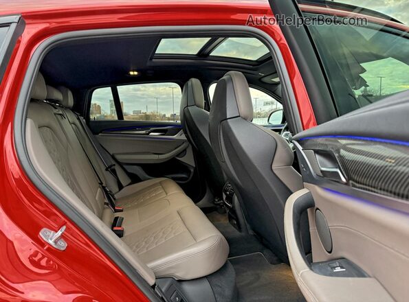 5YMUJ0C08LLU67316 2020 BMW X4 Red Вид ззаду