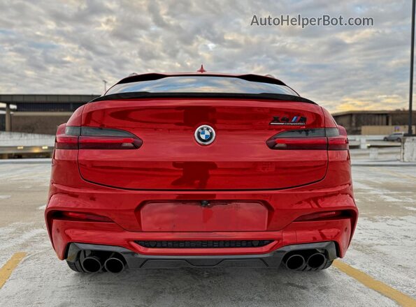 5YMUJ0C08LLU67316 2020 BMW X4 Red Вид підкапотного простору