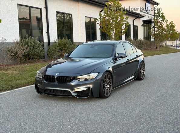 WBS8M9C59H5G84818 2017 BMW M3 Gray 