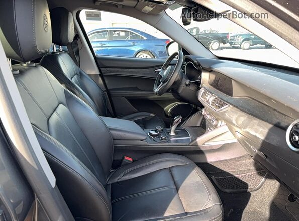 ZASPAKAN5K7C65788 2019 ALFA ROMEO STELVIO Gray უკანა ხედი