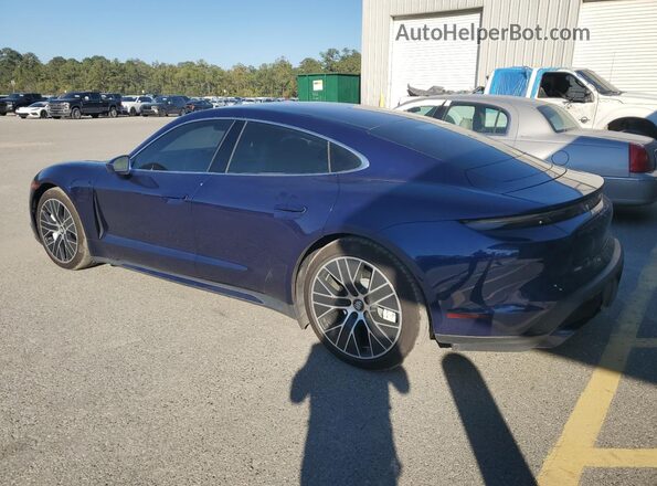 WP0AC2Y10LSA71456 2020 PORSCHE TAYCAN Blue Задня права чверть