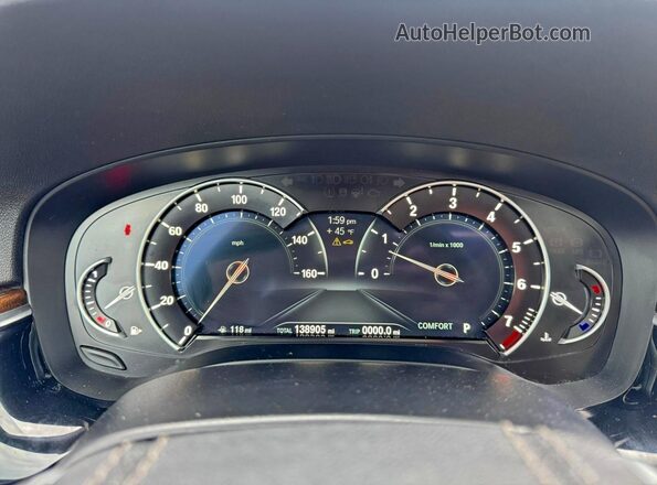 5UXJU4C05M9F77329 2021 BMW X5 Black Սարքավորումների վահանակի տեսք