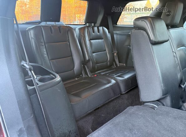 1FM5K8D85JGB14370 2018 FORD FORD EXPLORER Бордовый Вид подкапотного пространства