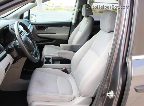 5FNRL6H20JB086713 2018 HONDA ODYSSEY Gray Вид задніх сидінь