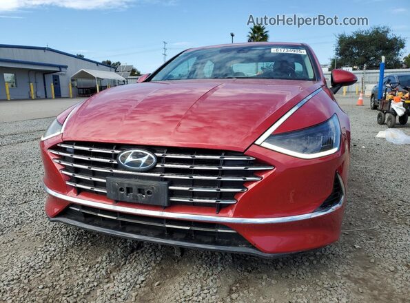 KMHL34JJXMA018858 2021 HYUNDAI SONATA Red 