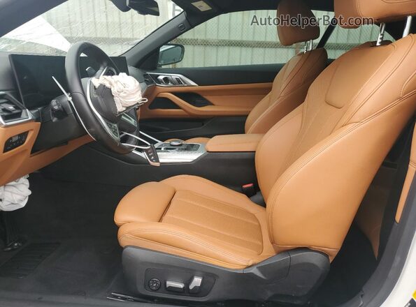 WBA23AT03NCJ90980 2022 BMW 4 SERIES White წინა პანელის ხედი