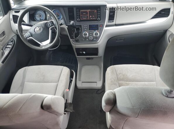 5TDZZ3DC0LS085863 2020 TOYOTA SIENNA Black ხელსაწყოთა პანელის ხედი