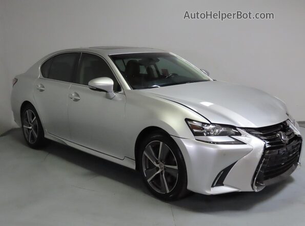 JTHBZ1BLXGA000618 2016 LEXUS GS 350 Silver Tył lewy