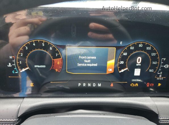 1FA6P8CF3S5407522 2025 FORD MUSTANG Blue Widok zestawu wskaźników