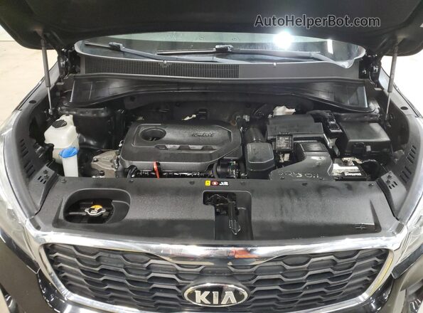 5XYPG4A37KG585344 2019 KIA SORENTO Black 