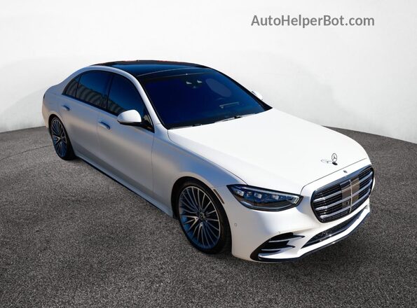 W1K6G7GB1NA142175 2022 MERCEDES-BENZ S Белый Задняя левая четверть