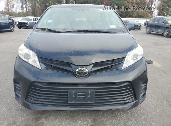 5TDZZ3DCXLS084431 2020 TOYOTA SIENNA Black Widok z tyłu