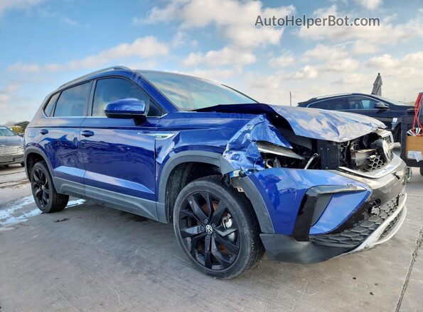 3VVRX7B21NM043536 2022 VOLKSWAGEN TAOS Синий Вид спереди