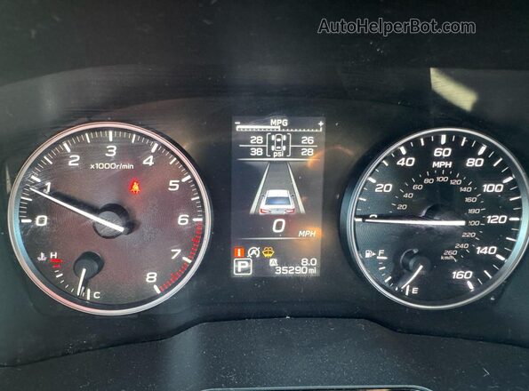 4S3BWAF67R3007113 2024 SUBARU LEGACY Silver Widok zestawu wskaźników