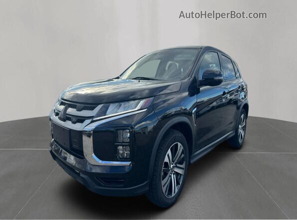 JA4APVAU1MU011340 2021 MITSUBISHI OUTLANDER Black უკანა მარჯვენა