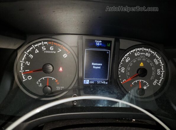 3TYRX5GNXNT046199 2022 TOYOTA TACOMA White Widok tylnych siedzeń