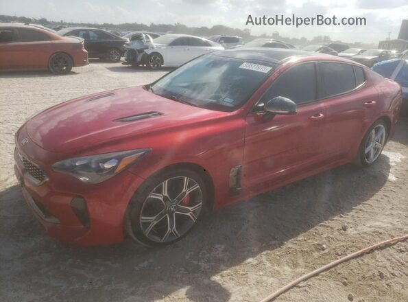 KNAE55LC3J6011676 2018 KIA STINGER Red 