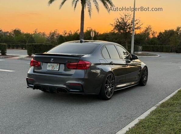WBS8M9C59H5G84818 2017 BMW M3 Gray 
