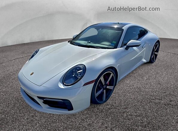 WP0AB2A92MS222329 2021 PORSCHE 911 Белый Задняя правая четверть