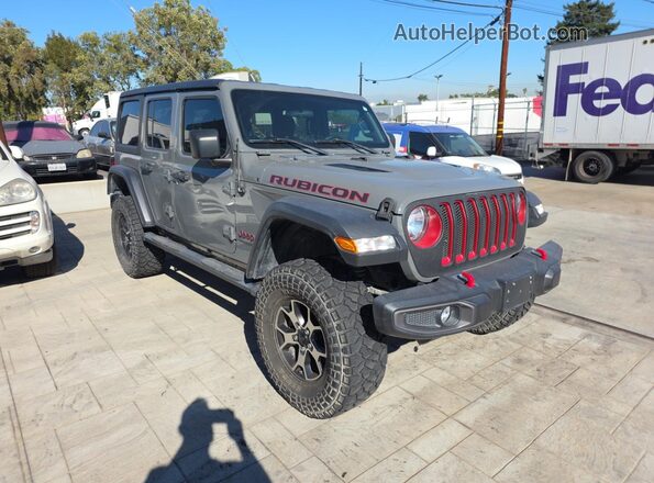 1C4HJXFN1MW601237 2021 JEEP WRANGLER Gray Rear left