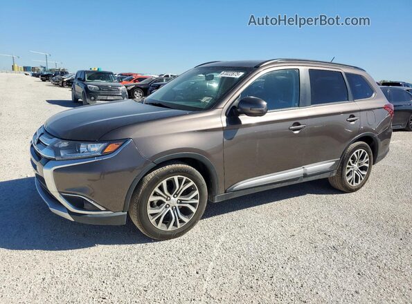 JA4AZ3A37GZ002171 2016 MITSUBISHI OUTLANDER Gray Trasero izquierdo