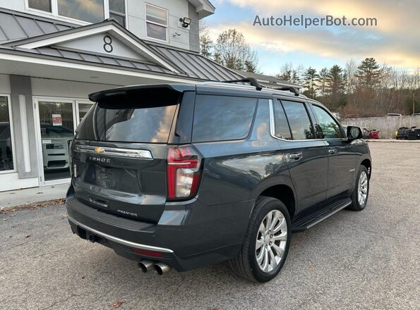 1GNSKSKD9MR138336 2021 CHEVROLET TAHOE Синий 