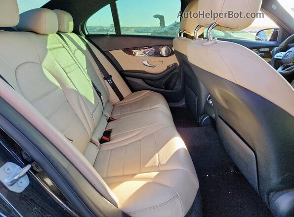 55SWF8DB2KU311631 2019 MERCEDES-BENZ C-CLASS Black Rear interior view