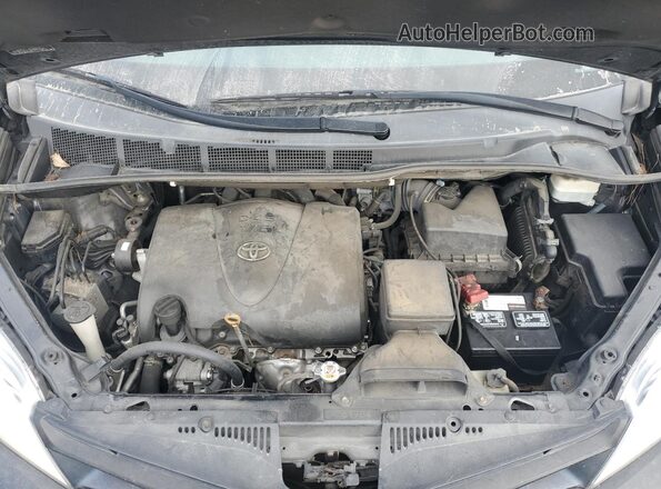 5TDZZ3DCXLS084431 2020 TOYOTA SIENNA Black Widok naklejki z numerem VIN