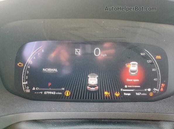 5J8YD9H38NL008607 2022 ACURA MDX Белый Вид щитка приборов