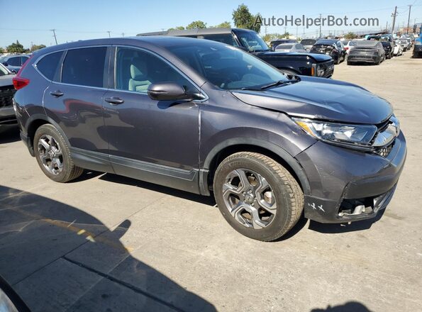 5J6RW1H51JA001272 2018 HONDA CRV Gray 