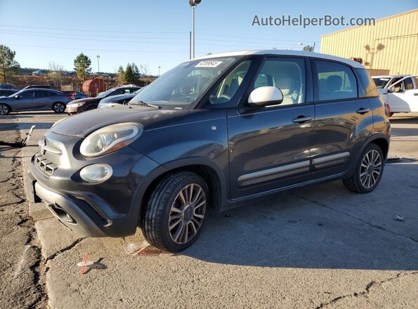 ZFBCFADH1JZ040587 2018 FIAT 500L Gray Trasero izquierdo