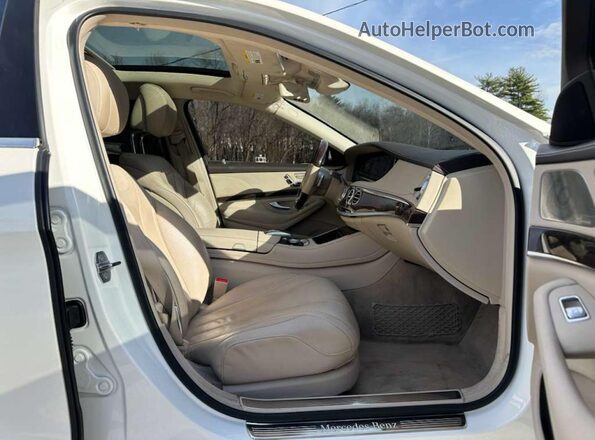WDDUG6EB2KA439407 2019 MERCEDES-BENZ S White Vista del cuadro de instrumentos