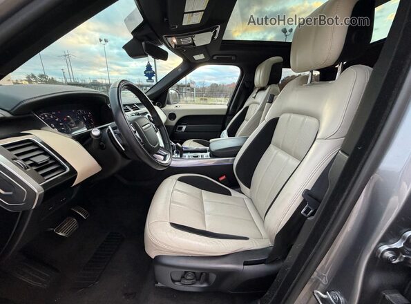 SALWR2SE3LA728374 2020 LAND ROVER RANGE ROVER Gray Widok tylnych siedzeń