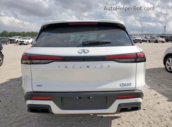 5N1AL1FS8SC345784 2025 INFINITI QX60 White Vista interior delantera
