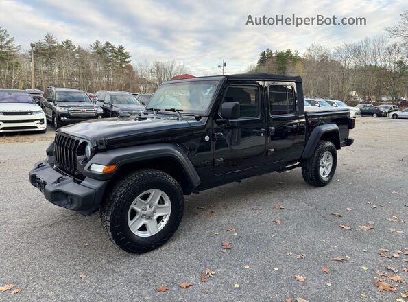 1C6HJTAG4LL143086 2020 JEEP GLADIATOR Black Tył prawy